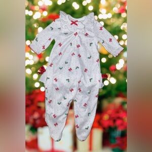 Baby Girl Christmas Adorable Footies
